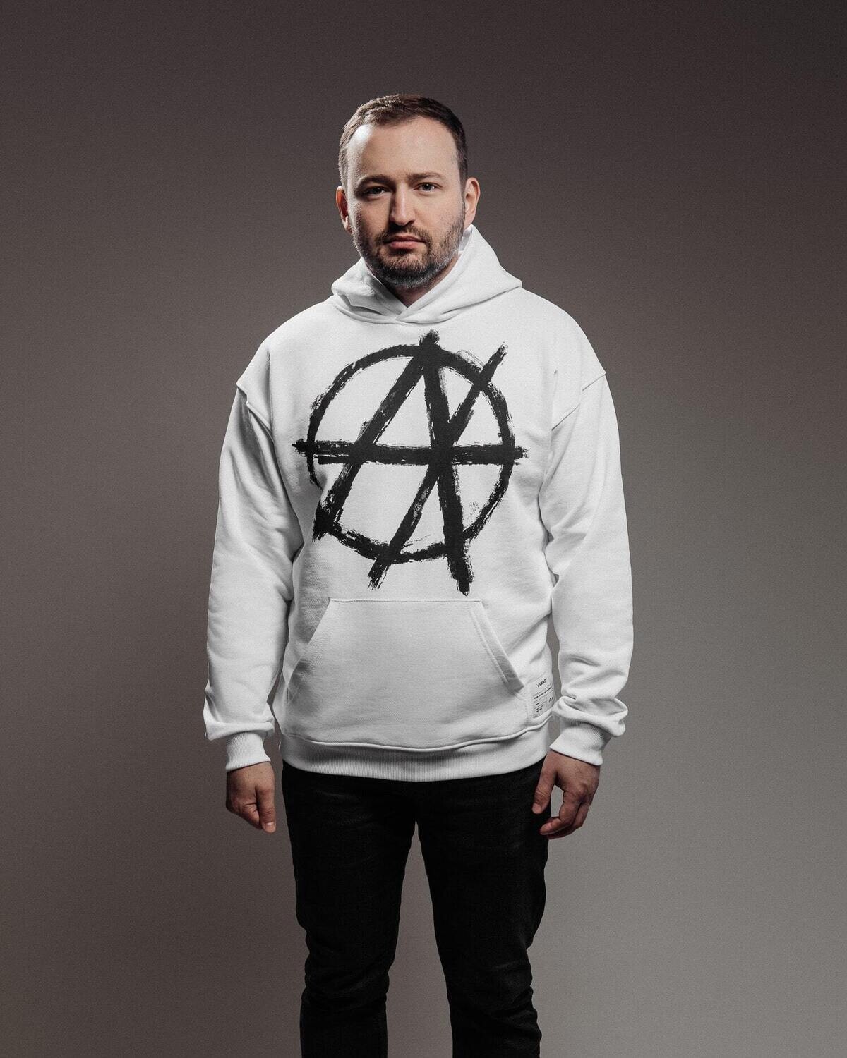 Худи "Anarchy" white